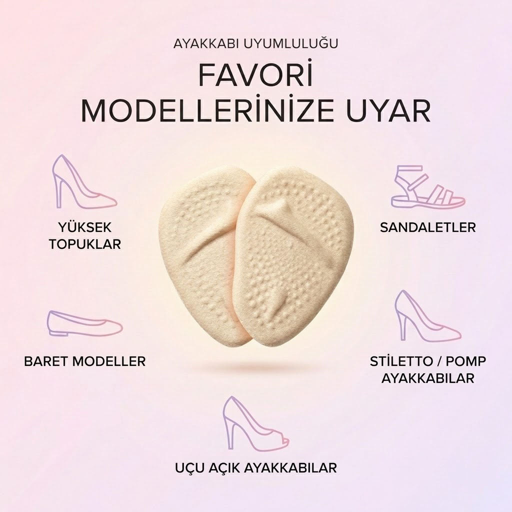 FOREGEL - Topuklu Ayakkabılar için Ön Taban Desteği