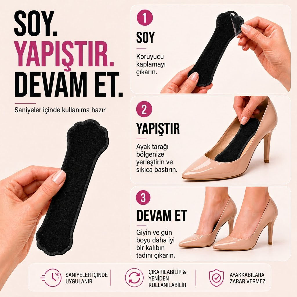 VELVETTE - Topuklu ve Babet Ayakkabı Tabanlığı