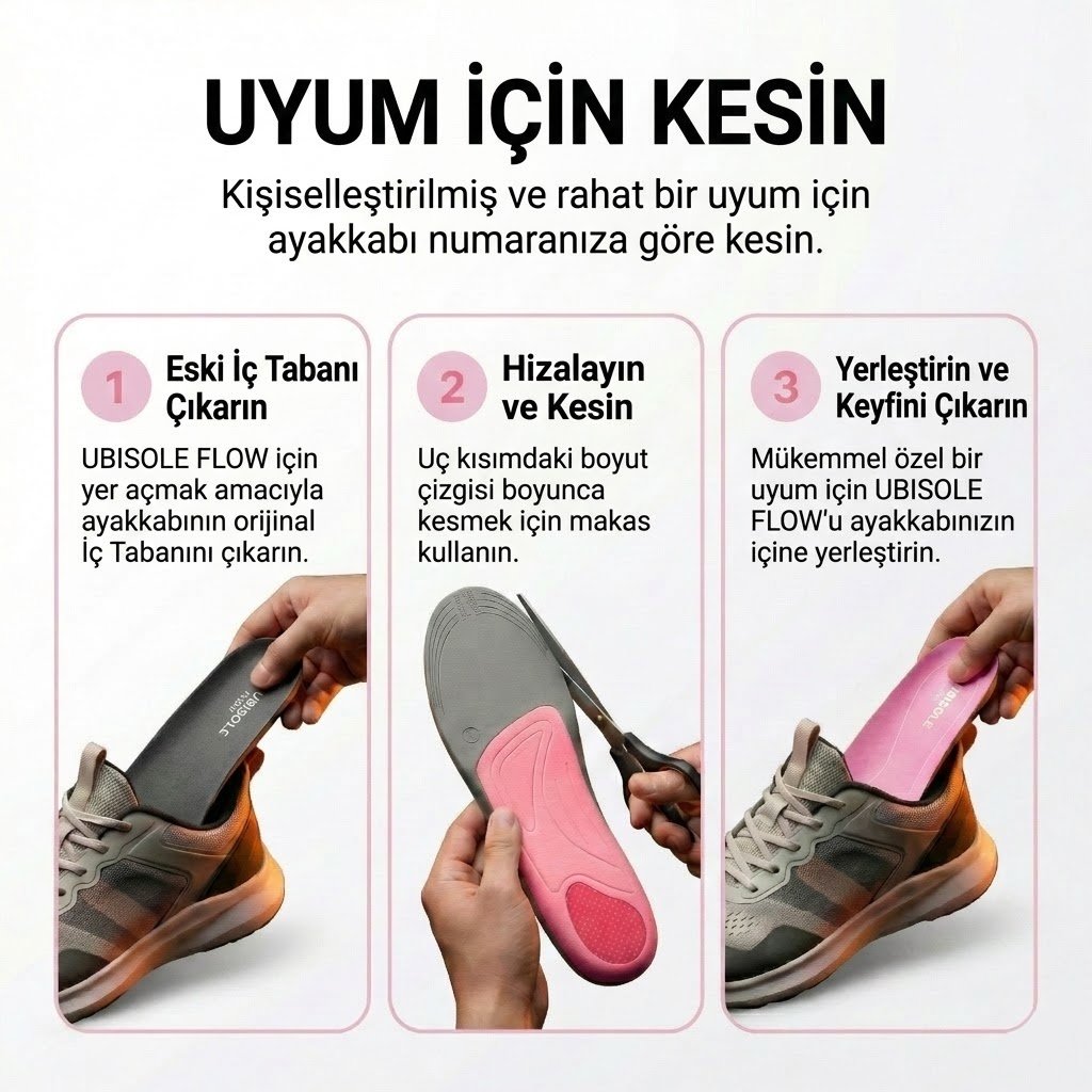 FLOW -  Gün Boyu Destekleyici Ortopedik Tabanlık - Kadın