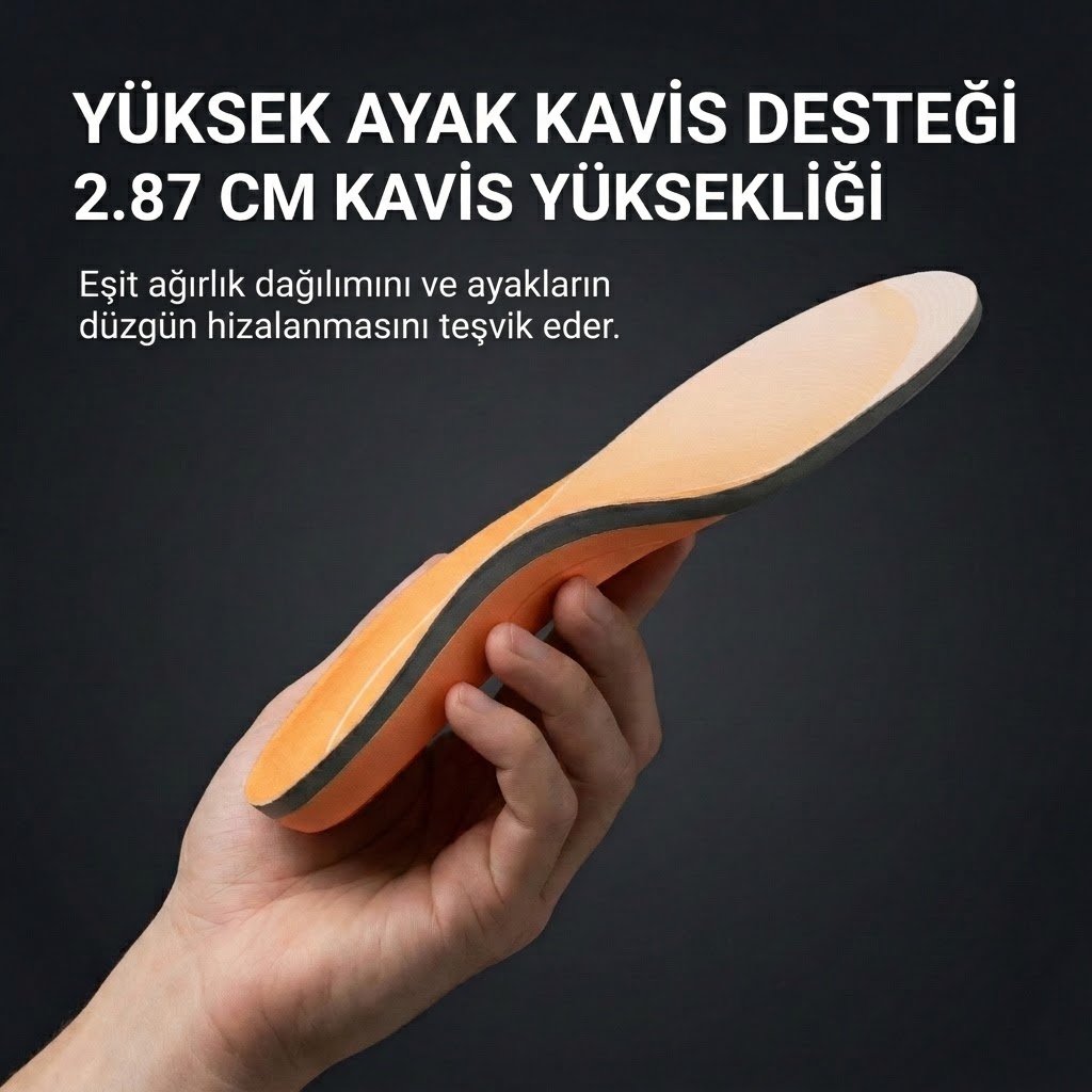 FLOW -  Gün Boyu Destekleyici Ortopedik Tabanlık - Erkek