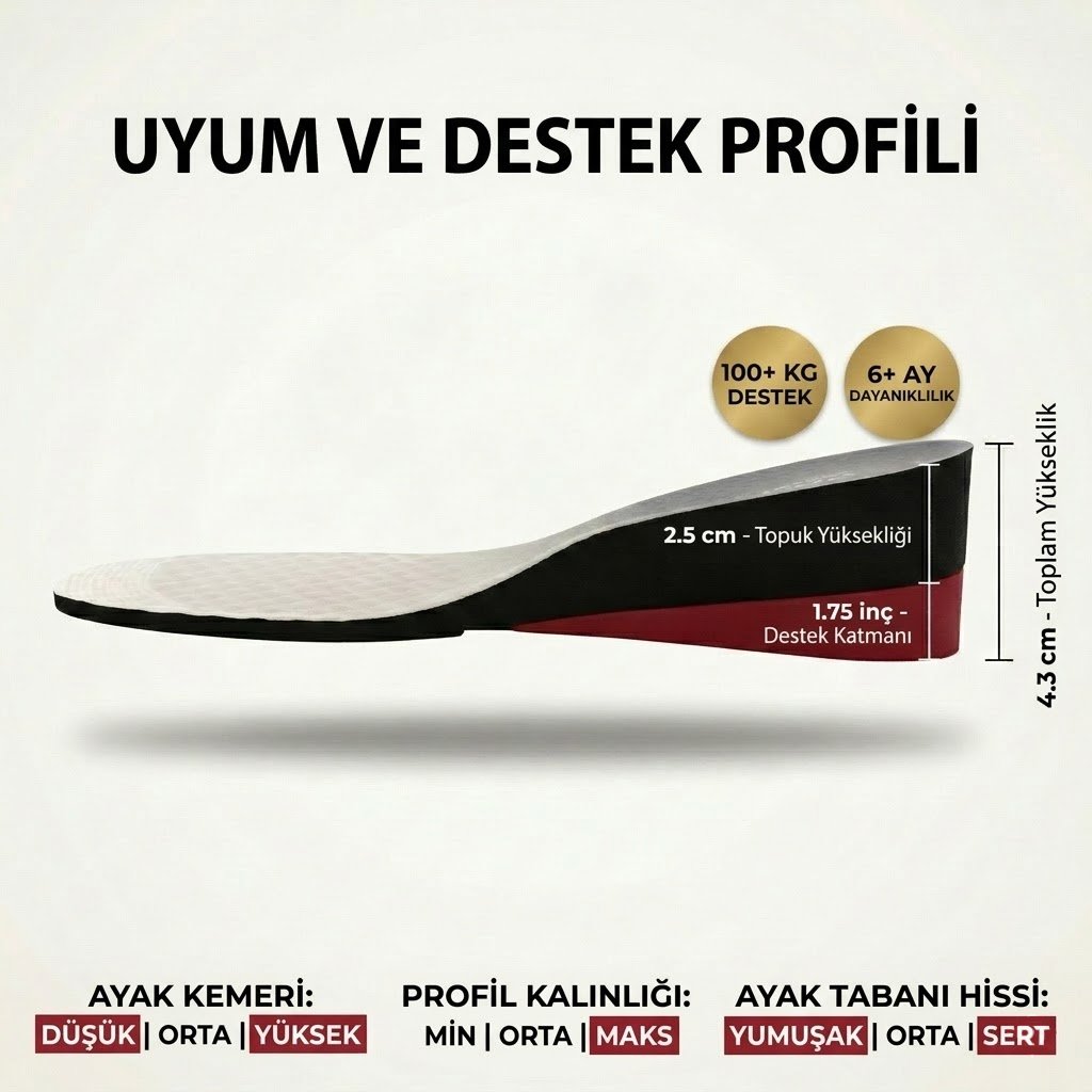 ASCENT - Boy Uzatıcı Tabanlık