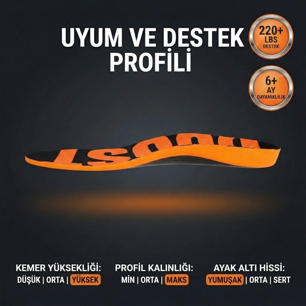 BOOST - Carbon Fiber Sıçrama Destekli Tabanlık