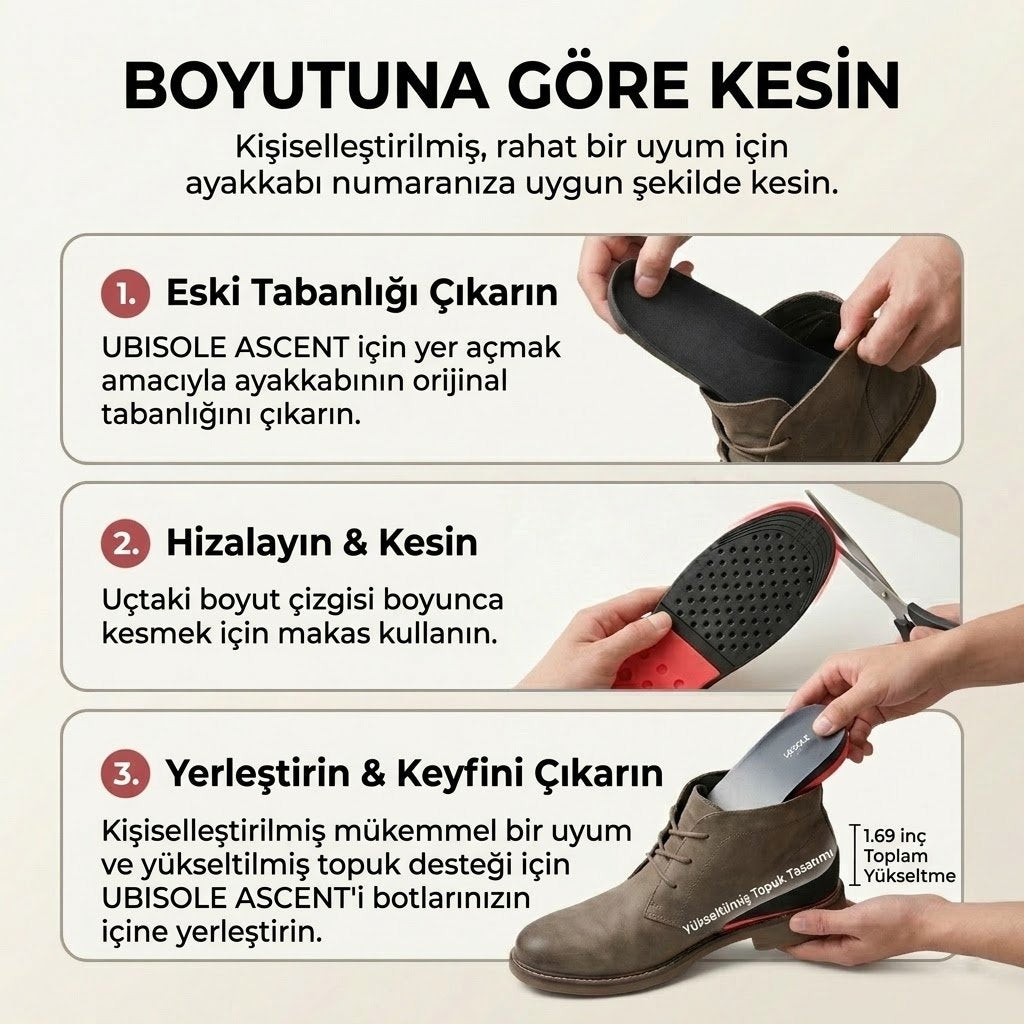 ASCENT - Boy Uzatıcı Tabanlık