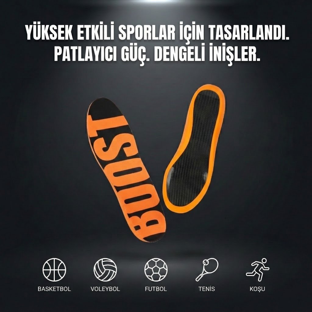 BOOST - Carbon Fiber Sıçrama Destekli Tabanlık