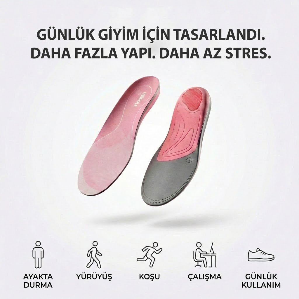 FLOW -  Gün Boyu Destekleyici Ortopedik Tabanlık - Kadın